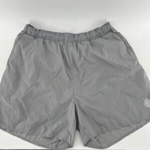 Stio Bounder Lined Nylon Shorts Mens XL 5'' Alloy Gray Outdoor Running Athletic